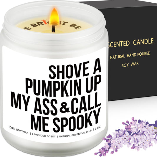 Halloween Party Favor, Halloween Gifts, Decoration, Cute Fall Decor, Spooky Season Decor, Gift for Him, Gift for Her, Funny Presents, Holiday Gifts for Women Men, Fall Scented Soy Wax Candle