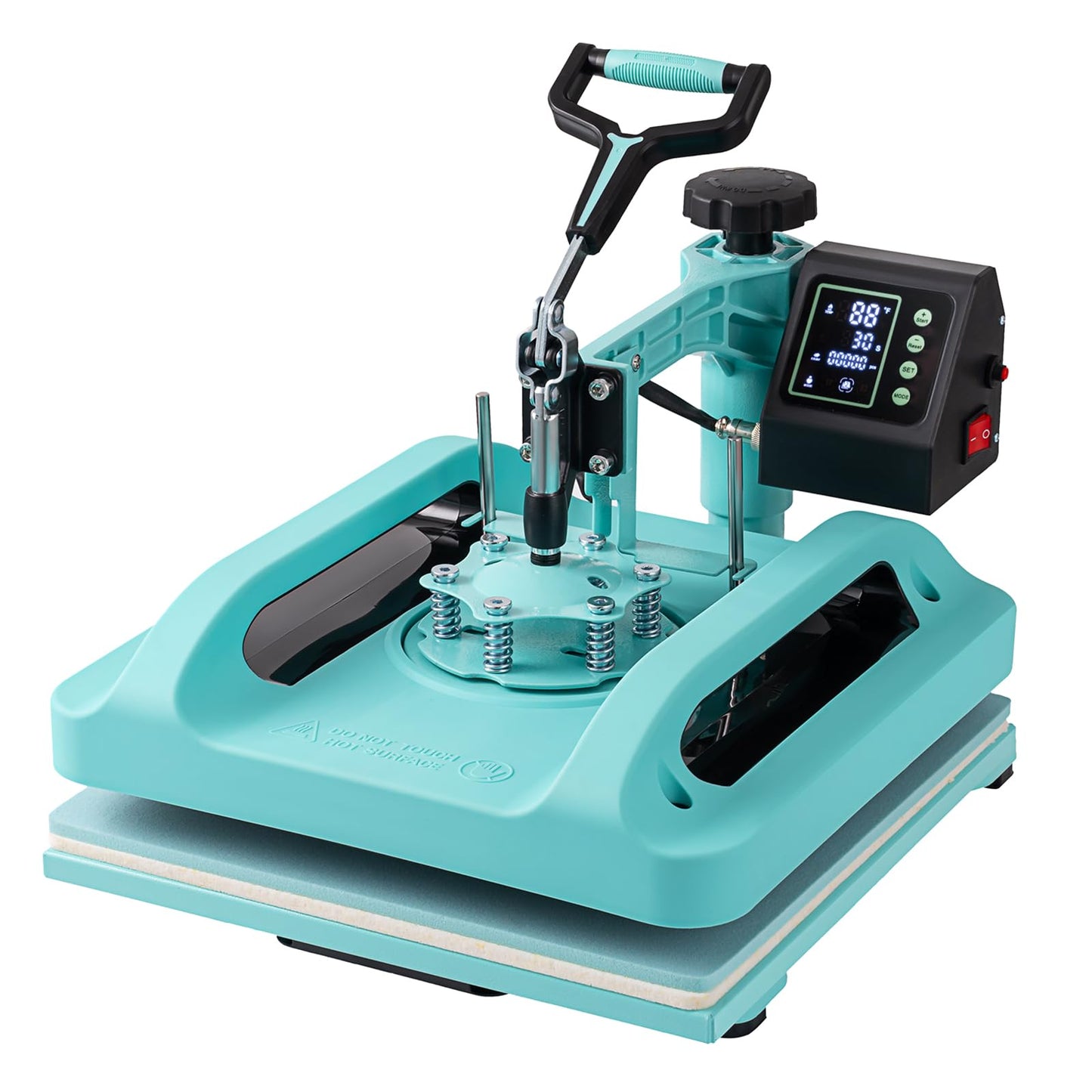 Mstge Heat Press 8 IN 1, Heat Press Machine 15x15 Inch with 30 OZ Tumbler Press, Slide Out T-Shirt Pressing Machine, Swing Away Heat Transfer Machine for T-Shirts, Tumblers Glass Mugs, Hats and Plates