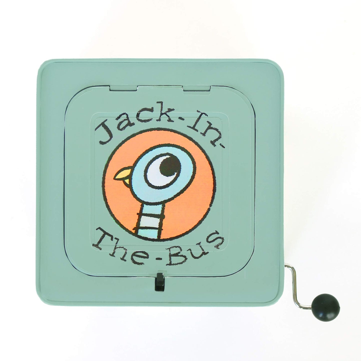 YOTTOY Mo Willems Collection | Jack-in-The-Bus Musical Box w/Pigeon Plush Toy - 5.5”x 5.5”x 5.5”