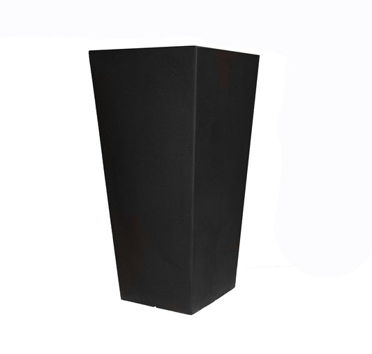 Tusco Products CTU26BK Cosmo Tall Planter, Black, 26-Inch