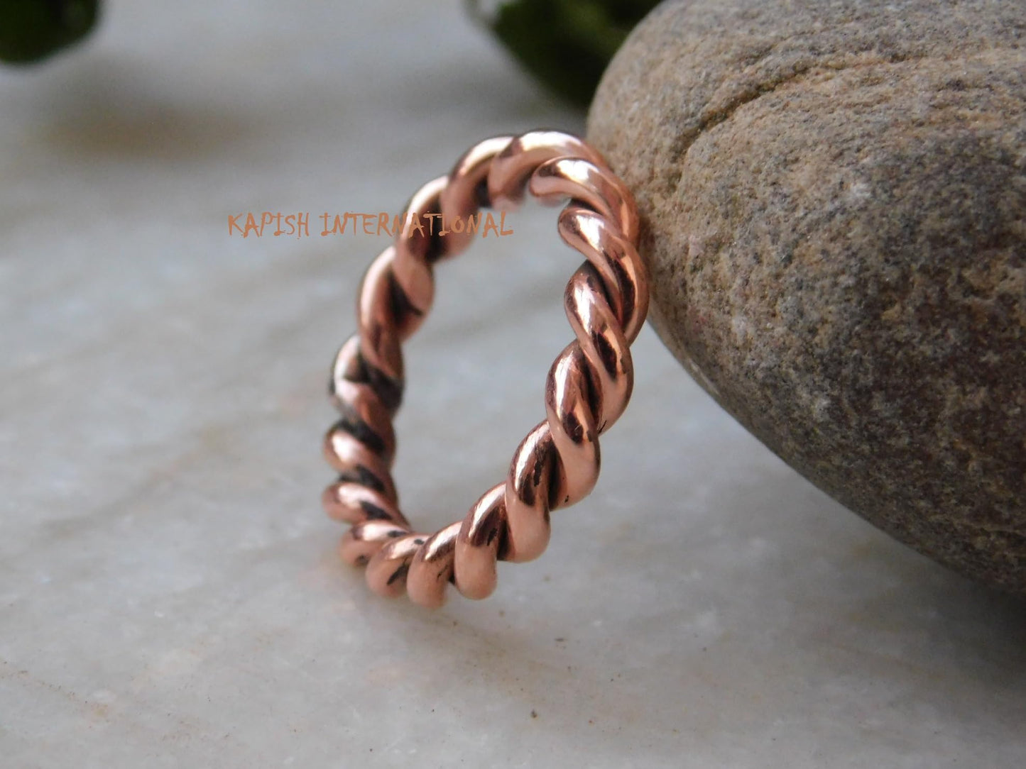 Generic Pure copper tensor rings twisted, Simple ring, Tensor Rings Twist Ring Jewelry, Solid Copper Twisted ring for Men and Women, Jewelry for Unisex, (14)