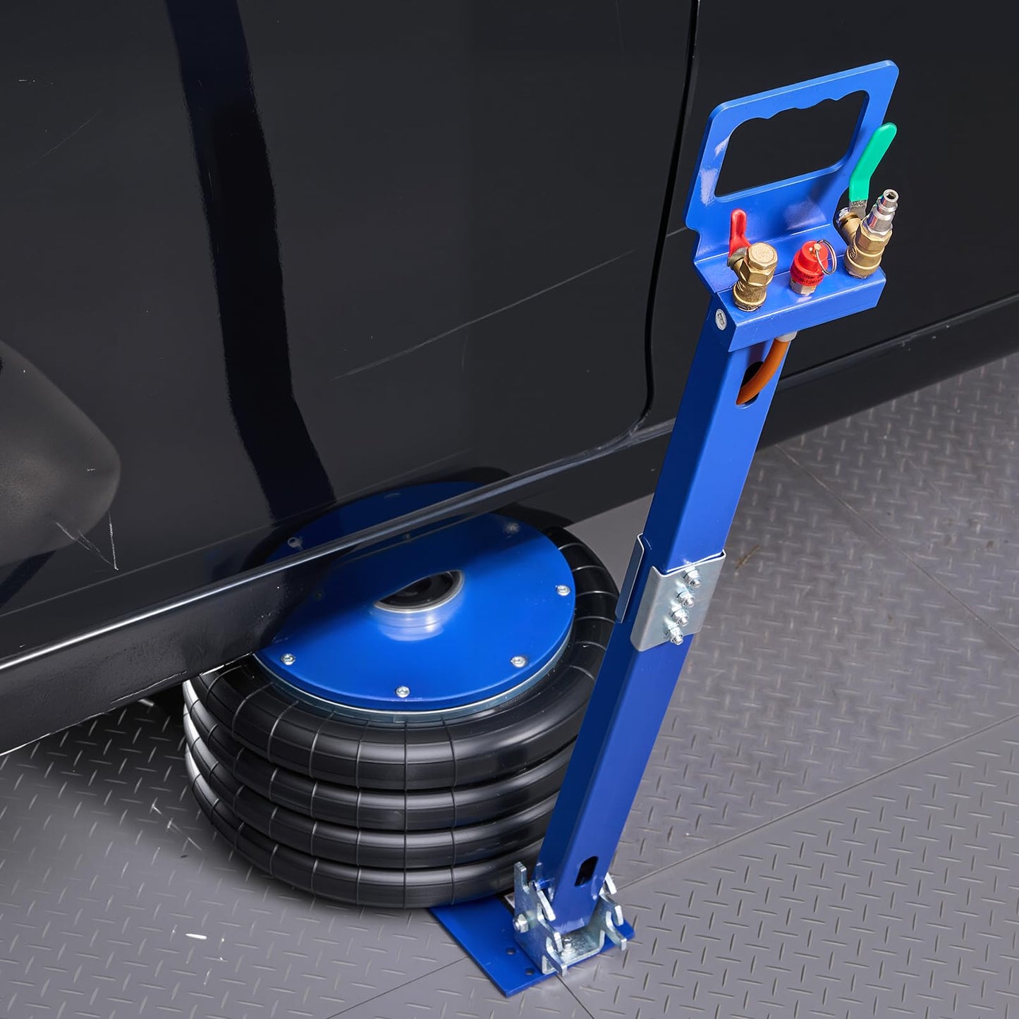 VEVOR Air Jack, 6 Ton/13227 lbs Airbag Jack, Lift Up to 26.5 inch with Heightened Column, Adjustable Handle & Thick Rubber Pad, 2-5 s Fast Lifting Pneumatic for Car, SUV, Pickup Truck Repair, Garage