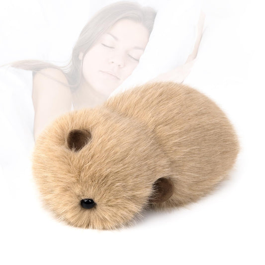 cupboo Sleep Aid Interactive AI Plush Companion Pet-Privacy-Safe Smart Emotional Support Robot Pet, Anxiety Relief Comfort for Kids,Teens,Adults, Seniors| Ideal Gift-Khaki