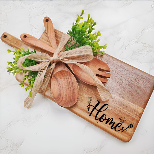 Housewarming Gifts New Home Gift Idea 2026, First Home Gift for Women Men Homeowner, Closing Gifts for Home Buyers, Wooden Cutting Boards Gift Set, New Apartment Essentials New Adventure New Memories
