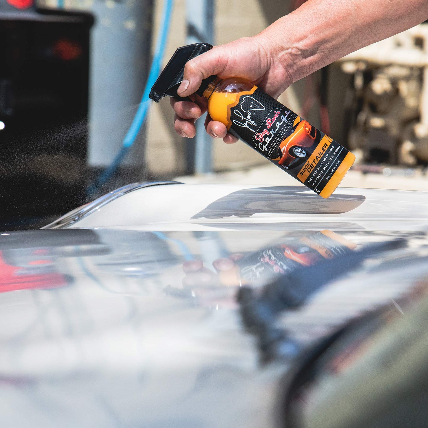 Jay Leno's Garage Car Detailing Kit with Bucket – Essential Car Cleaning Kit, Sprays, Liquids, Microfiber Towels, Applicators and Wash Mitt, All-in-One Car Detailing Kits for Interior & Exterior Care