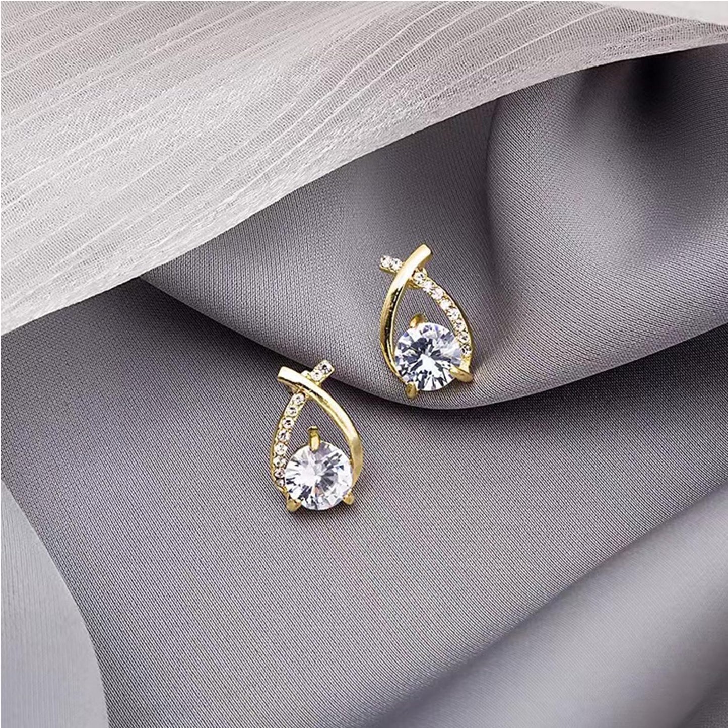 Lymphatic Earrings for Women Halolux Lymphvity Germanium Drainage Therapy Negative Ion Lymph Detox Earrings Jewelry (Silver)