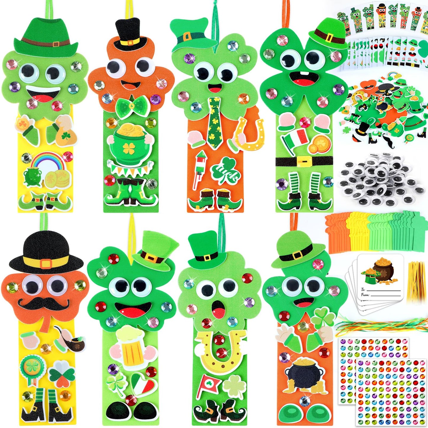 Qyeahkj 32 Sets Summer Ocean Animals Foam Craft for Kids Under The Sea Bookmark Craft DIY Arts Bulk Kit Beach Pool Party Favor Supplies DIY Gift for School Home Activities Party Favor Decorations