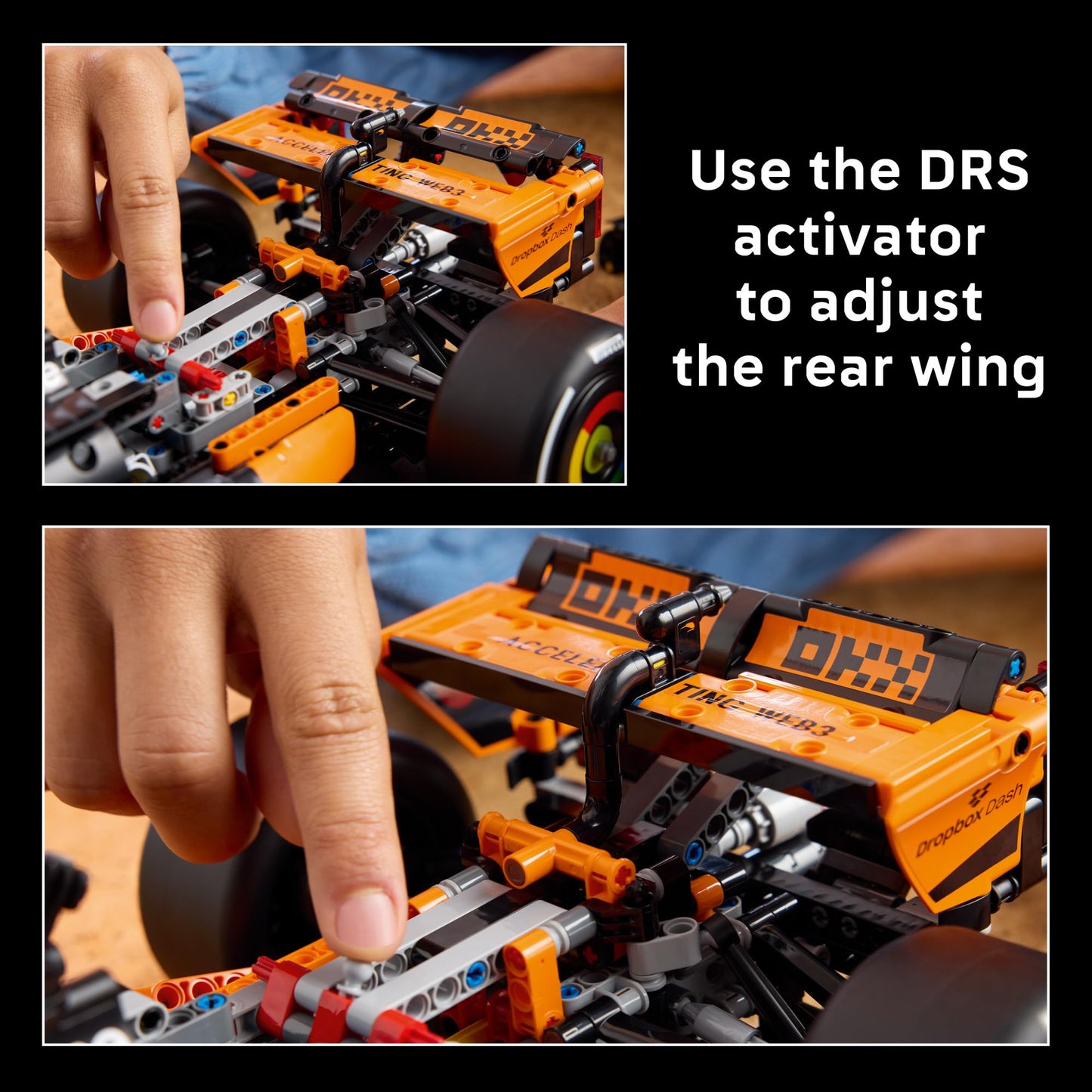 LEGO Technic McLaren MCL39 F1 Car Building Set for Adults - Room or Office Decor for Men & Women, Ages 18+ - F1 Gifts for Fans - Authentic Details - 42228