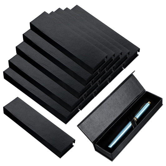 18 Pcs Pen Gift Boxes Empty Black Ballpoint Pens Gift Box with Cushion Pen Jewelry Display Box Empty Present Collection Cases for Birthday Souvenir Business Gifting Office Supplies