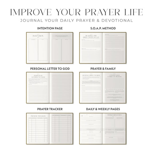 Heavenly Finds Daily Prayer Journal for Woman - 6 Months, Bible Journal with Weekly Scripture - Guided Bible Verse Mapping - Devotional with Prayer Exercises - Spiritual Gift for Woman