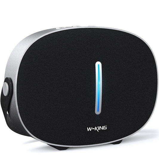 Bluetooth Speaker Loud, W-KING T8II Portable Bluetooth Speakers Wireless, 96W Peak Powerful Outdoor Boombox Subwoofer, Deep Bass/Clear Sound, BT5.4/Fast Charging/PowerBank/USB/AUX, Party Large Speaker