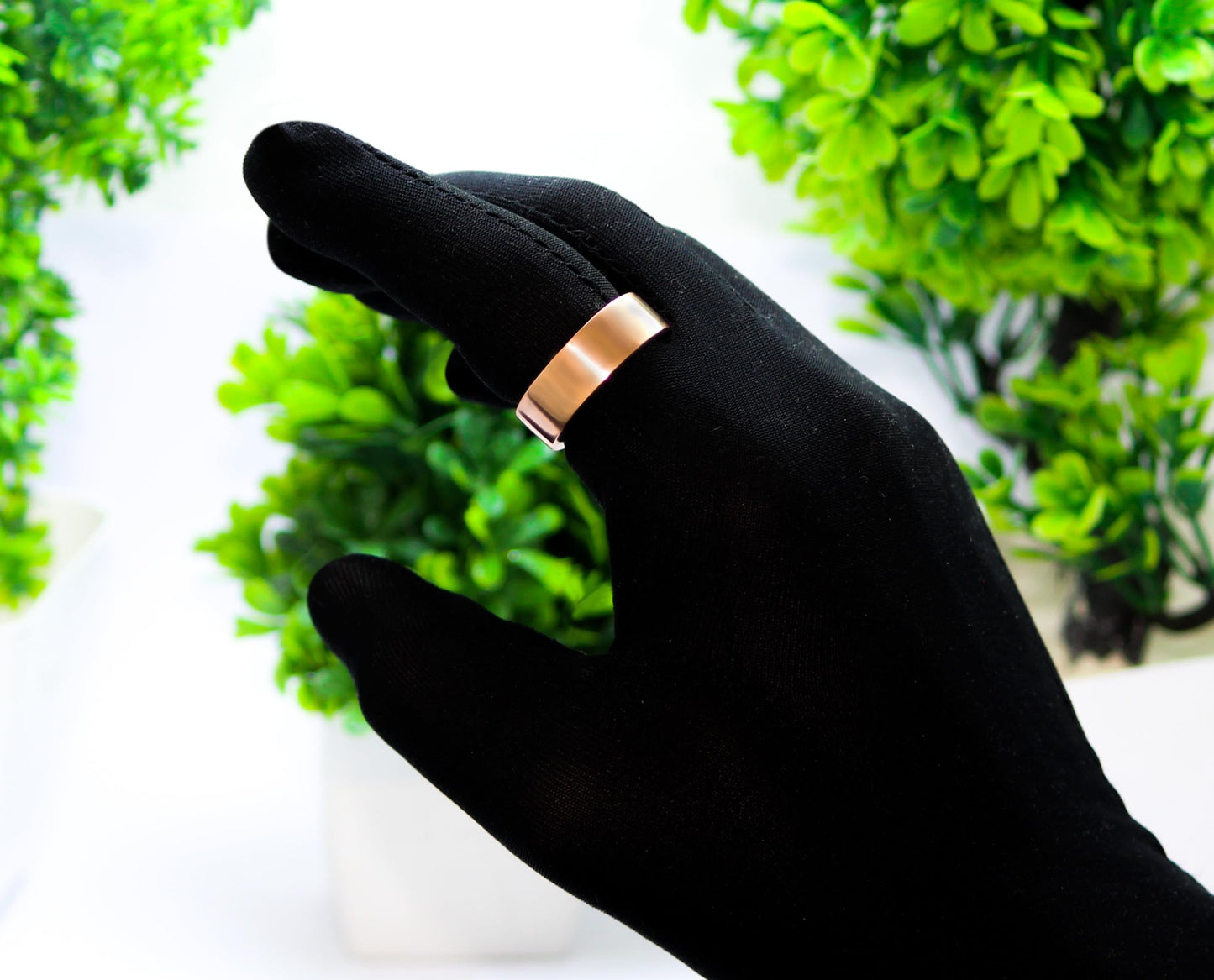 Krishnaa Jewels Pure Copper Handcraftede Natural Healing 2mm Heavy Thick Ring Ethnic Jewelry for Men and Women (13)