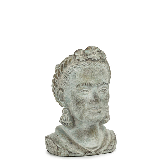 Abbott Collection Small Woman with Unibrow Head Planter-8" H