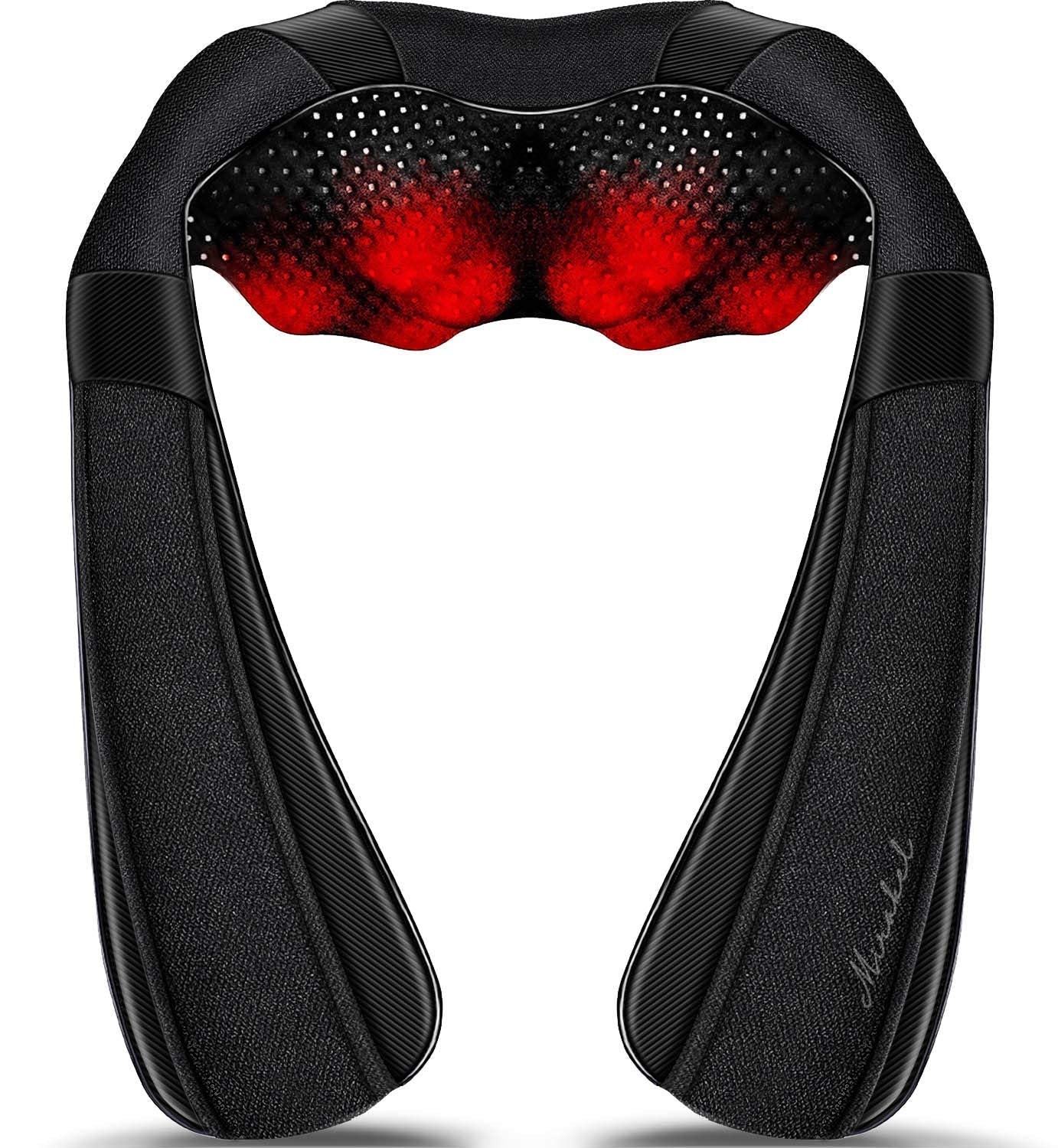 Shiatsu Neck and Shoulder Back Massager with Heat – Electric Deep Tissue Kneading Massage Pillow for Pain Relief and Relaxation – Perfect Gifts for Mother’s Day, Father’s Day, Birthdays, and Christmas