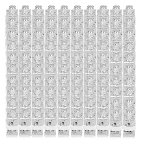 CALIFORNIA CADE ELECTRONIC Finger Lights-50Pcs White Finger Flashlight for Kids Bulk Party Favors Supplies Light Up LED Finger Light for Easter Back to School Classroom Prizes Parties Halloween