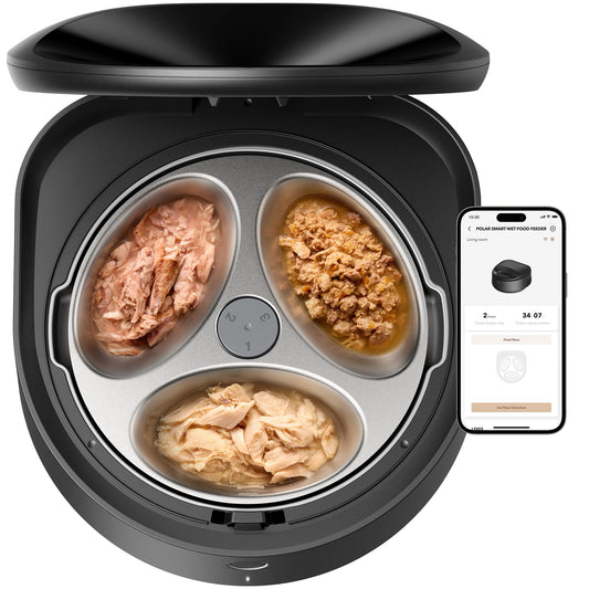PETLIBRO Automatic Wet Food Cat Feeder 2026 New Version with Semiconductor Cooling, Refrigerated 3 Fresh Meals in 3 Days, App-Controlled Pet Food Dispenser, Stainless Steel Bowl, Easy to Clean