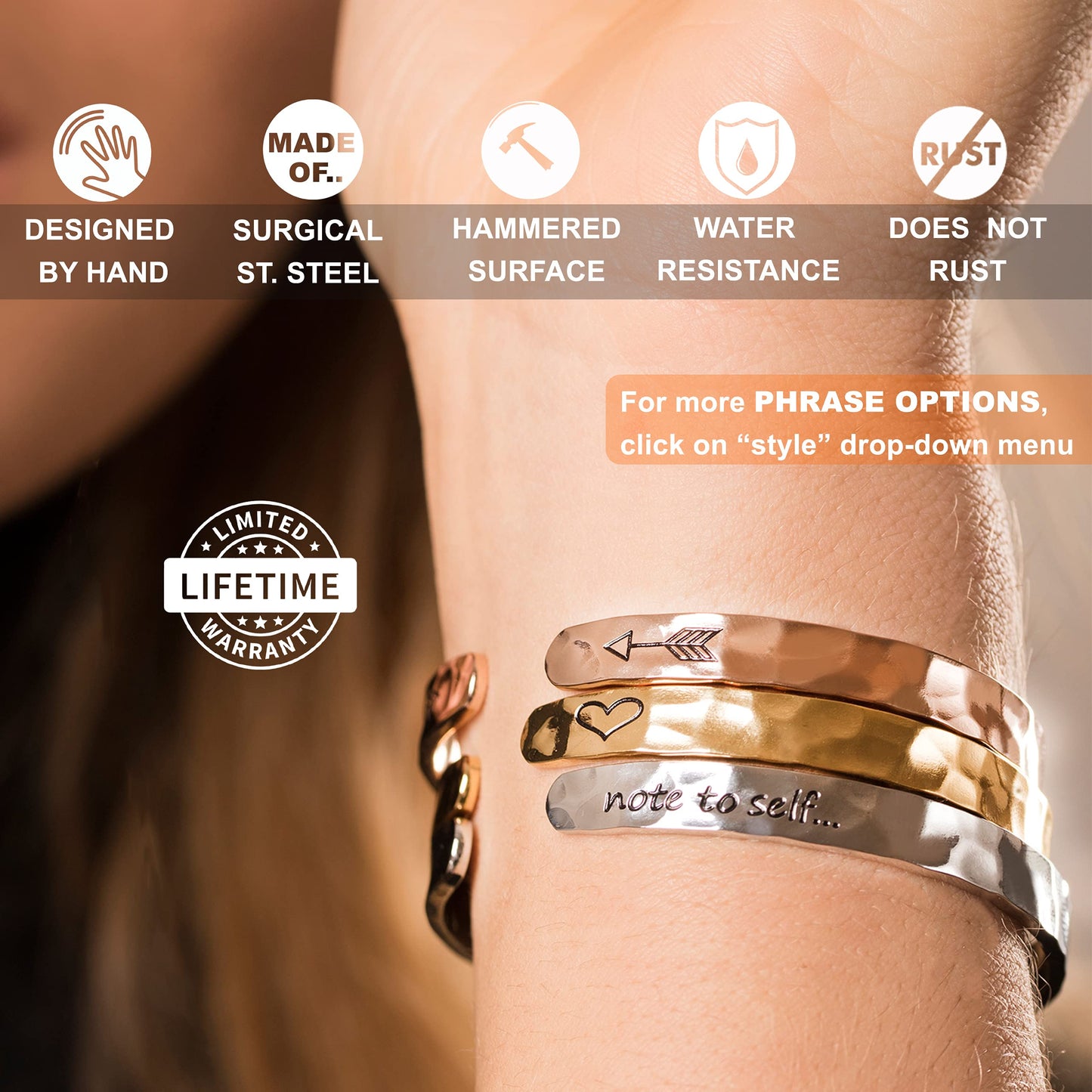 Carviell Bracelet, Funny Birthday Gift for Sister, Sister Bracelet Jewelry, Silver Personalized Cuff