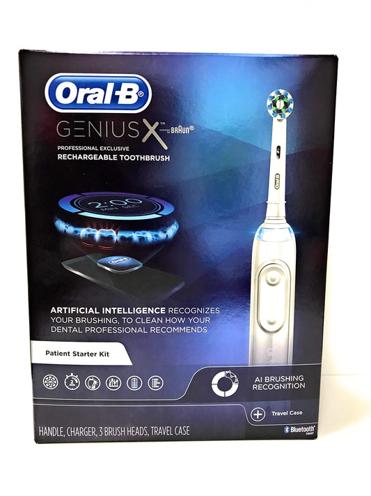 Oral-B Corded ElectricGenius X Toothbrush Patient Starter Kit