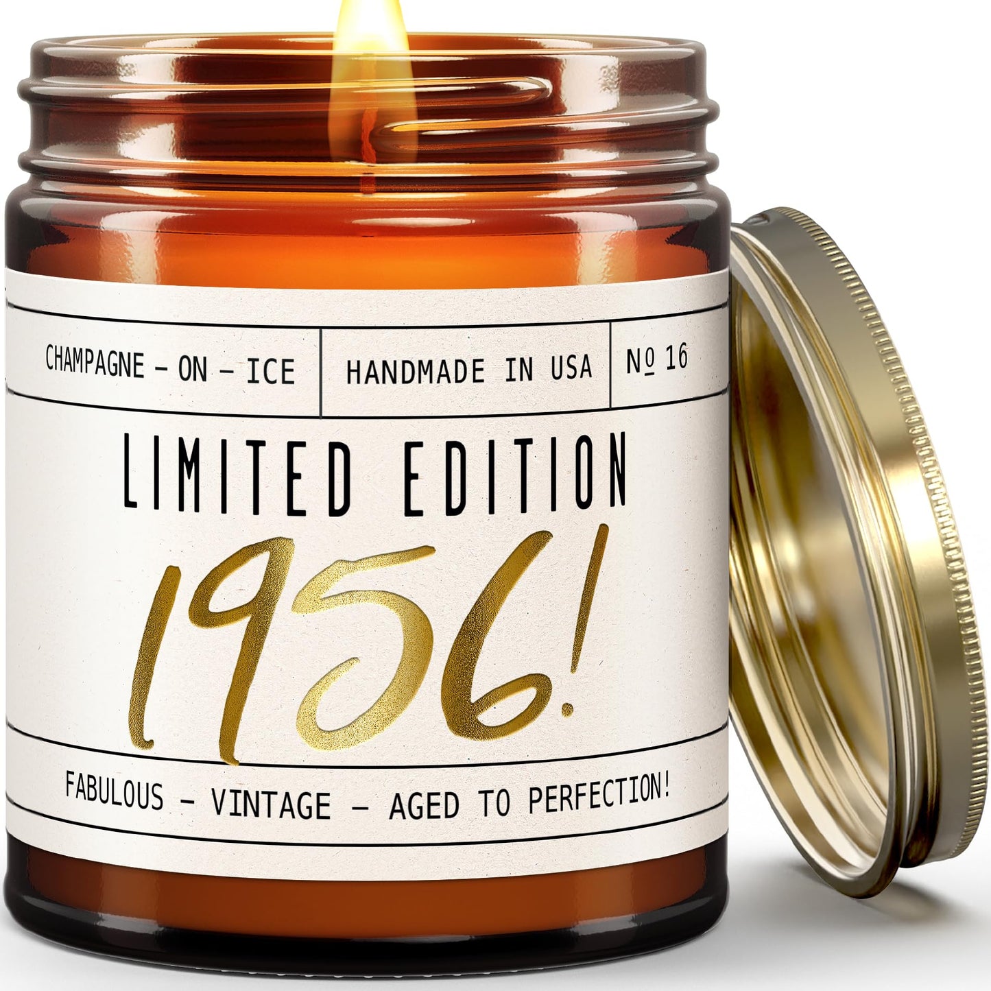 Wedding Gifts for Couples 2025, Bridal Shower Gifts - 'Mr & Mrs Est. 2025 Candle, w/Champagne on Ice I Bride Gifts, Wedding Gifts for Newlyweds I Wedding Shower, Mr and Mrs Gifts I 50Hr Burn,USA Made