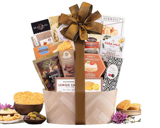 Wine Country Gift Baskets Sweet and Savory Gift Basket Gift for Women, Men, College, Appreciation, Thank You, Birthday, Corporate, Get Well, Sympathy Care, Teacher and more