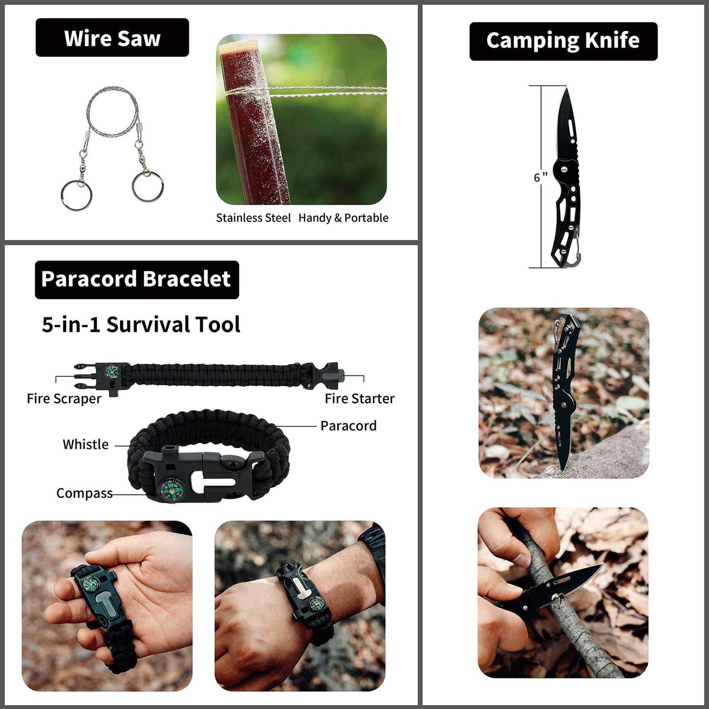 RHINO RESCUE Survival First Aid Kit, Emergency Kit Molle Pouch IFAK Medical Kit for Vehicles Car Camping Backpacking Hiking Hunting Ranger Green