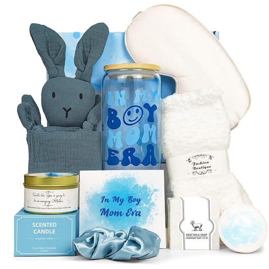Boy Mom Gifts, First Mothers Day Gifts for New Mom Gift for Women After Birth Pregnancy Mama Care Package After Baby Gift for moms To Be Set Box for Expecting Moms new Mommy Essentials