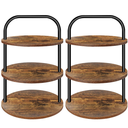 Cupcake Stand, Wooden Cupcake Stand for 100 Cupcakes 3 Tier Large Dessert Table Display Set Cupcake Tower Tiered Tray Stand Serving Tray for Party Supplies Vendor Display Farmhouse Decor