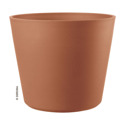 Deroma Origin Indoor/Outdoor Round Planters – 100% Post Consumer Recycled Plastics, Made in Italy Modern Design | Perfect Sizes to Grow Your Small Succulents & Large Citrus Plants.