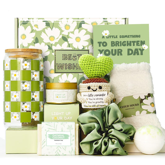 Gift Baskets for Women, Graduation Gift for Her, Birthday Gifts for Women, Best Friend Inspirational Gifts Spa Gifts Easter Gifts for Women Teens Box Set Girl Sister Friendship - Brighten up Her Day!