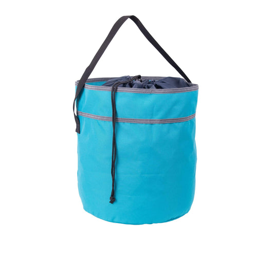 CGSOL Kids Toy Storage Organization Bucket with Cinch, 12" x 12" - Blue