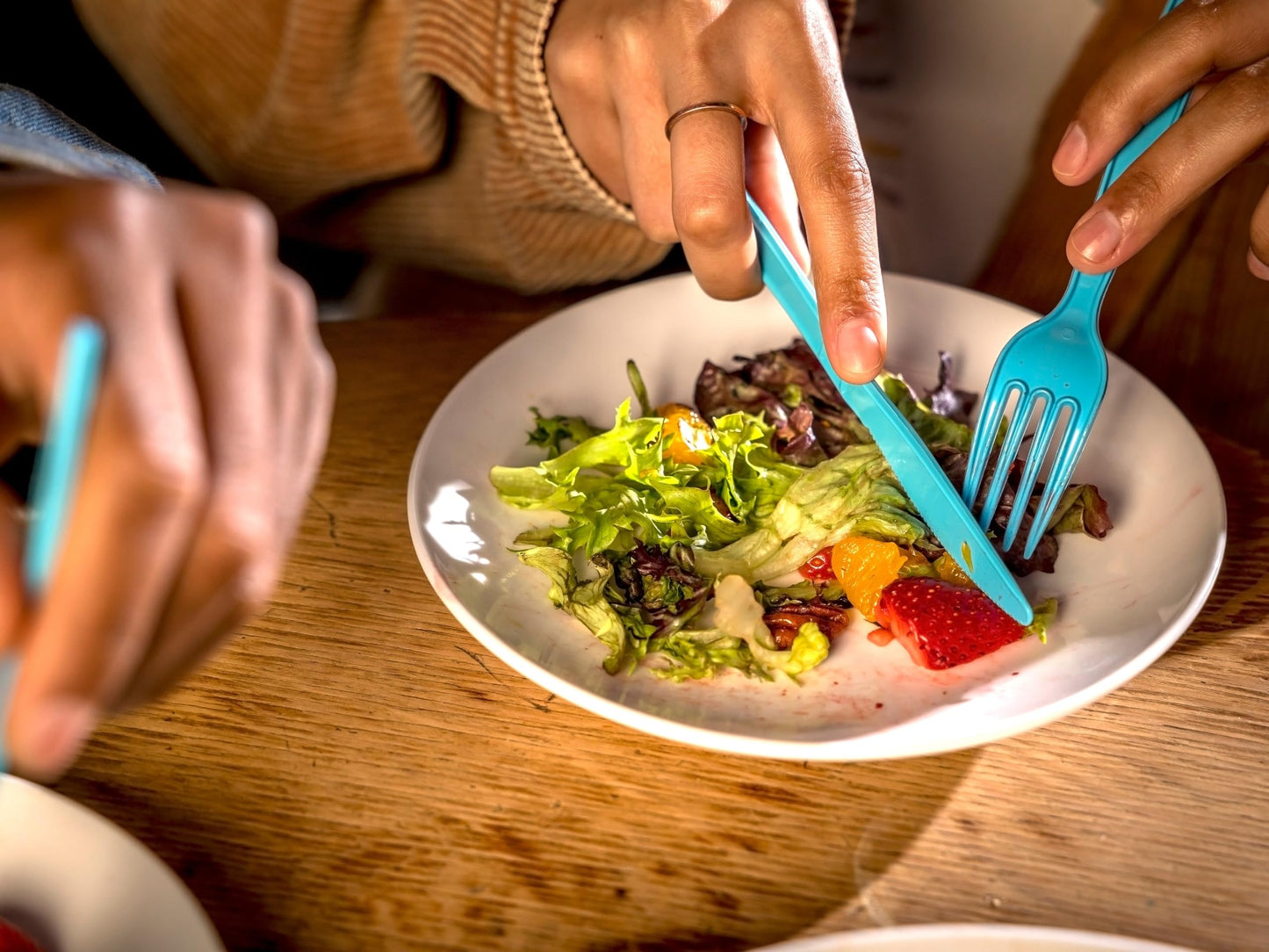 phade 100% Compostable Cutlery Set – 675 Utensils - BPI Certified Forks, Knives & Spoons in Wrapped Compostable Packaging, 6.1–7.1 Inch Sustainable Disposable Utensils – Made in USA