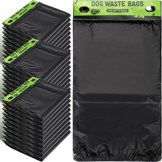 Ireer 7000 Pcs Dog Bags Bulk, Dog Pet Waste Bags Bulk, Leakproof Easy Single Pull Bag for Poop Station Fit Hang Hole Dispenser Pet Waste Bag for Home Outdoor