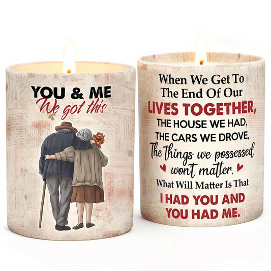 Lavender Candle - Romantic Gifts for Her, Him, Women, Men, Wife, Girlfriend, Boyfriend, Husband - Couples Gift for Anniversary, Christmas, Valentines Day Gifts & More - Stocking Stuffer for Women Men