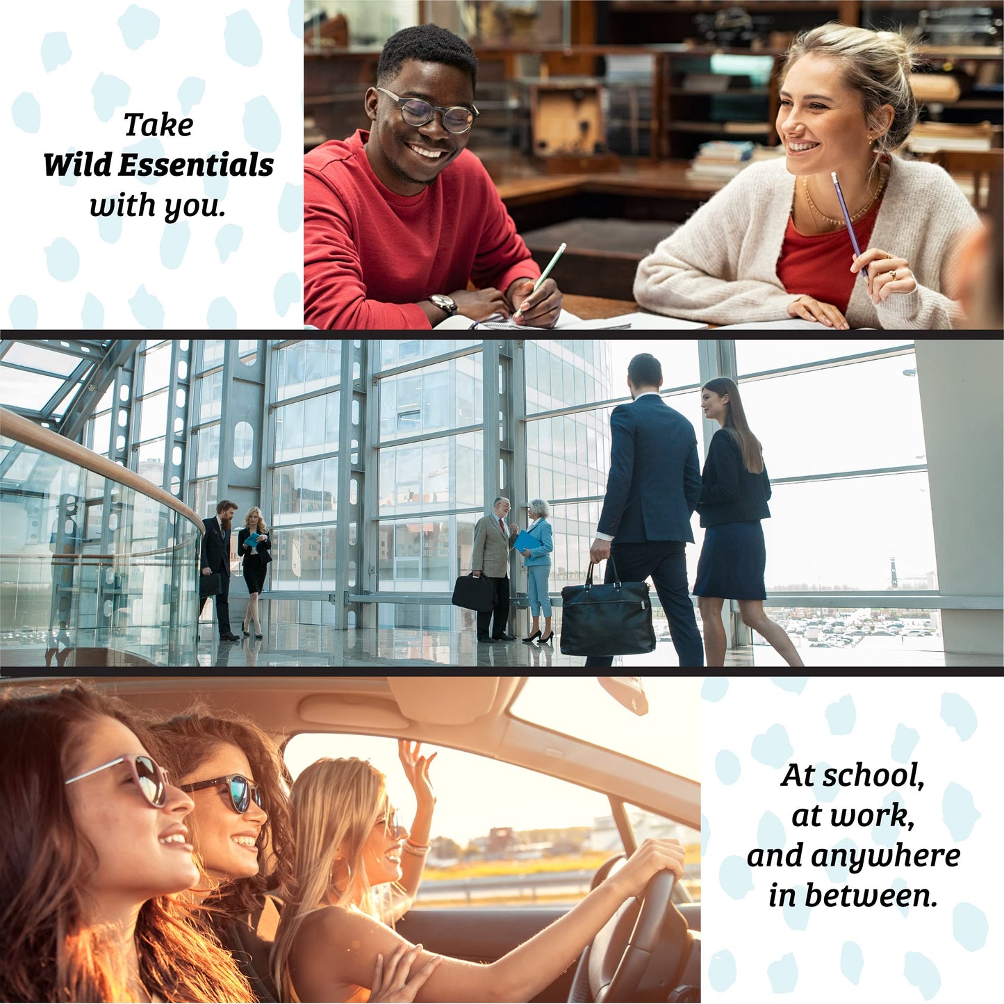 Wild Essentials Arbol Tree Necklace Essential Oil Diffuser Kit with Lavender, Lemongrass, Peppermint, Orange Oils, 12 Refill Pads, Calming Aromatherapy Gift Set, Customizable Color Changing, Perfume