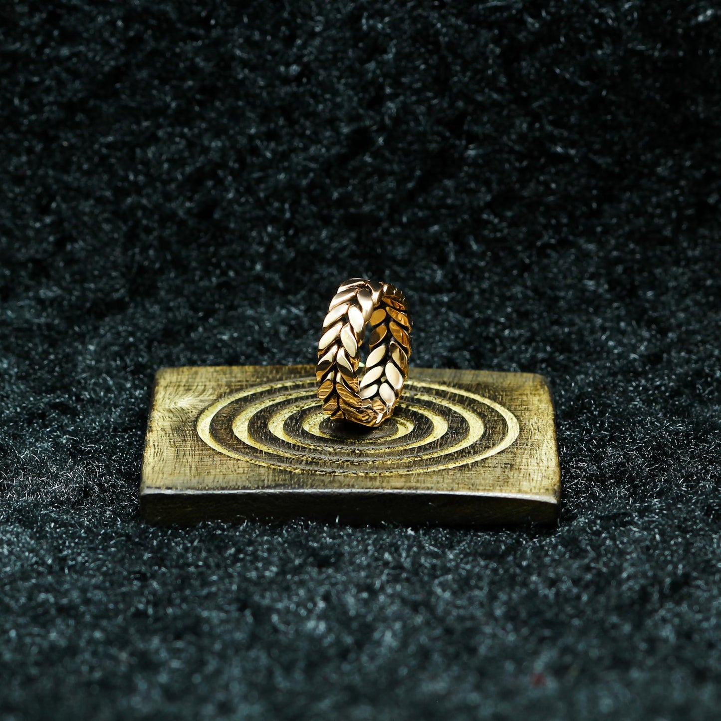 Krishnaa Jewels Pure Copper Braided Twist Eternity HandCrafted Ring Gift Jewelry for Men and Women (9.5)