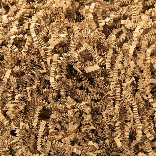 Mefleet 1 LB Crinkle Cut Paper Shred Filler Brown Crinkle Shredded Paper for Gift Box - Gift Basket Bag Filler - Kraft Grass Cushion Stuffing for Christmas Holiday Packaging Wrapping