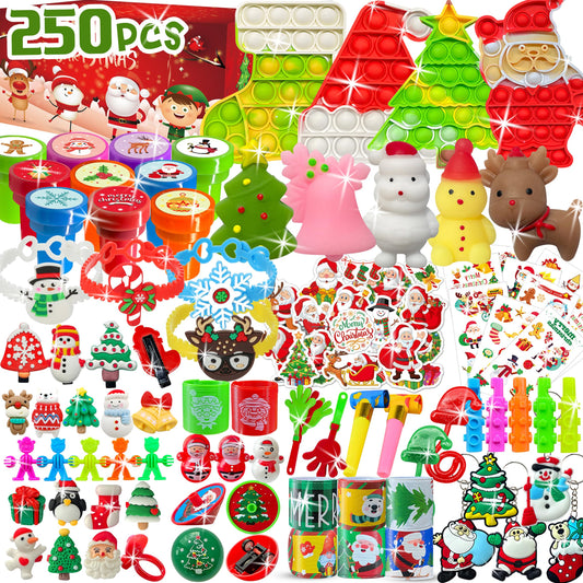 Christmas Toys Assortment For Kids Party Favors, Stocking Stuffers for Kids,Goodie Bag Stuffers, Gifts Prizes For Classroom Rewards, Stuff Fillers for Advent Calendar, Birthday Pinata Stuffers