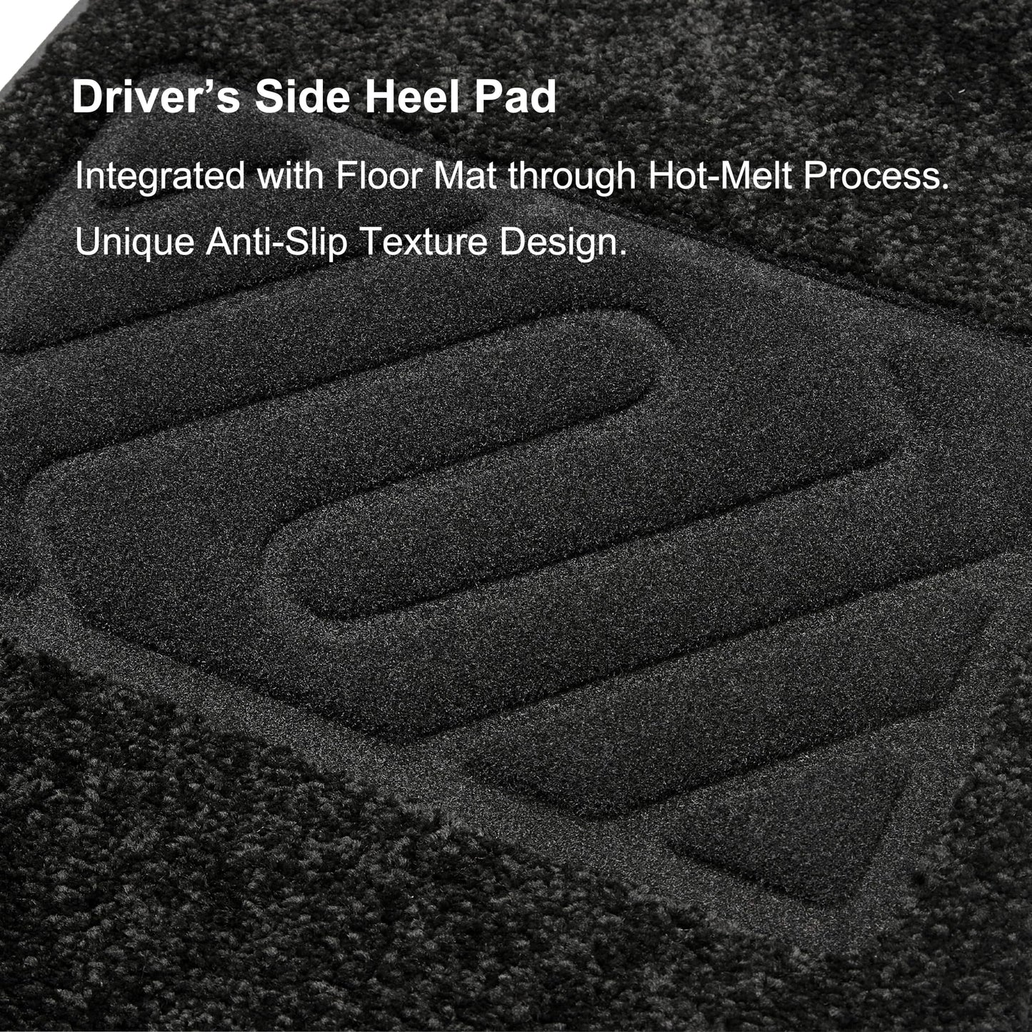 WENNEBIRD Superior Carpet Floor Mats for 2021-2026 Cadillac Escalade 7 Seats (Not for 8 Seats & ESV), 0.6-Inch Ultra-Thick, Noise-Reducing, All-Weather Waterproof Anti-Slip – 4-Pc Set